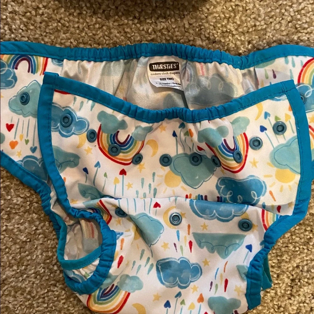 Thirsties size 2 cloth diaper covers